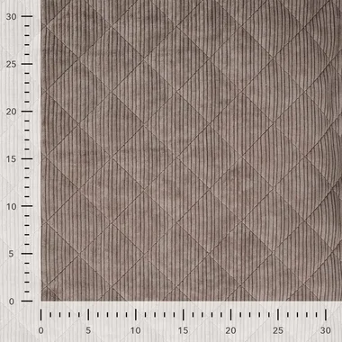 -Doorgestikte stof - corduroy quilt - beige - 4/Q22943-540 - Doorgestikte stof - corduroy quilt - beige - 4/Q22943-540