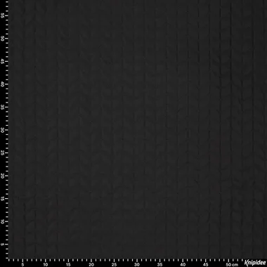 -Doorgestikte stof - quilt maite - zwart - 20246-999 - Doorgestikte stof - quilt maite - zwart - 20246-999