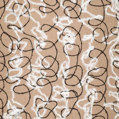 -Embroidery stof - mantelstof - swirl firenze - naturel - 23069-098 - Embroidery stof - mantelstof - swirl firenze - naturel - 23069-098
