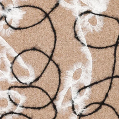 -Embroidery stof - mantelstof - swirl firenze - naturel - 23069-098 - Embroidery stof - mantelstof - swirl firenze - naturel - 23069-098