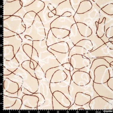 -Embroidery stof - swirl firenze - ecru - 23069-035 - Embroidery stof - swirl firenze - ecru - 23069-035