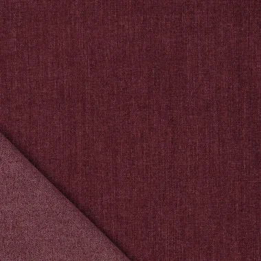 -Stretch stof - chenille - jeans look - donkerrood - 90183-400 - Stretch stof - chenille - jeans look - donkerrood - 90183-400