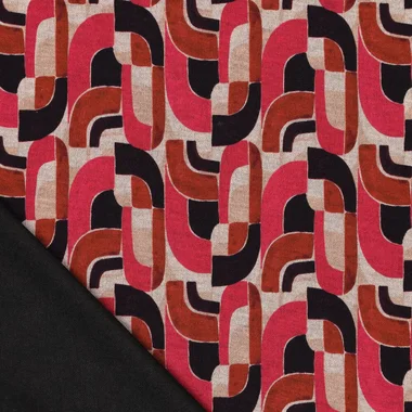 -Tricot stof - punta di roma - retro - roze - 23021-870 - Tricot stof - punta di roma - retro - roze - 23021-870