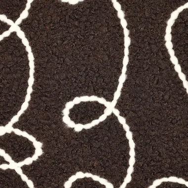 -Embroidery stof - bouclé mantelstof - lana fantasia - donkerbruin - 23072-100 - Embroidery stof - bouclé mantelstof - lana fantasia - donkerbruin - 23072-100
