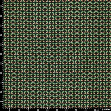 -Tricot stof - punta di roma - diamond stars - groen - 23019-307 - Tricot stof - punta di roma - diamond stars - groen - 23019-307