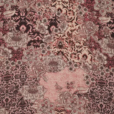 -Viscose stof - mix - bloemetjes - lichtroze - 23043-875 - Viscose stof - mix - bloemetjes - lichtroze - 23043-875