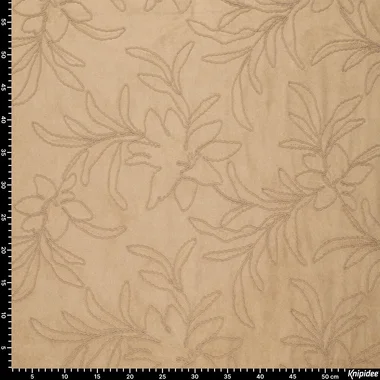 -Embroidery stof - suèdine - super suede florio - naturel - 23066-178 - Embroidery stof - suèdine - super suede florio - naturel - 23066-178