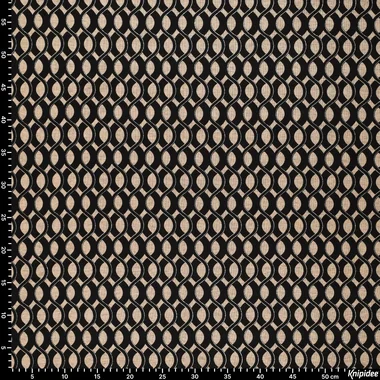 -Tricot stof - punta di roma - sparkle richia - zwart - 23244-999 - Tricot stof - punta di roma - sparkle richia - zwart - 23244-999