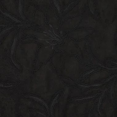 -Embroidery stof - suèdine - super suede florio - zwart - 23066-999 - Embroidery stof - suèdine - super suede florio - zwart - 23066-999