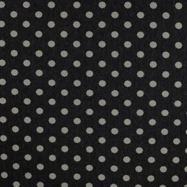 -Stretch stof - jacquard - stippen - donkergrijs - Q22905-650 - Stretch stof - jacquard - stippen - donkergrijs - Q22905-650