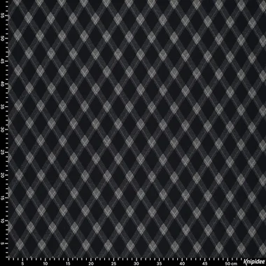 -Stretch stof - jacquard - wiebers - donkerblauw - 23235-601 - Stretch stof - jacquard - wiebers - donkerblauw - 23235-601