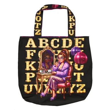 -Paneel stof - canvas paneel voor tas - disco fever - KN10001 - Paneel stof - canvas paneel voor tas - disco fever - KN10001