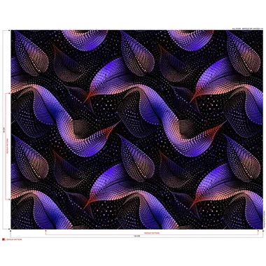 -Tricot stof - moon leaf - paars - KN10021-14 - Tricot stof - moon leaf - paars - KN10021-14