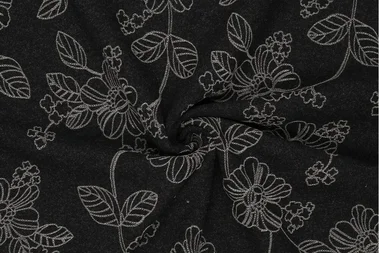 160331-polyester-stof-wool-touch-puff-bladeren-bloemen-zwart-23079-998-polyester-stof-wool-touch-puff-bladeren-bloemen-zwart-23079-998.webp