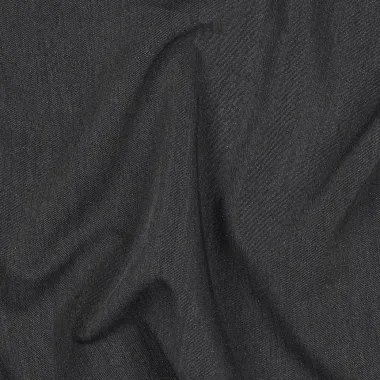 -Stretch stof - gabardine folie - gemêleerd - zwart - 4853-001 - Stretch stof - gabardine folie - gemêleerd - zwart - 4853-001