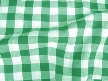-Katoen stof - Boerenbont ruit (1,5 cm) - groen - 5583-025 op=op - Katoen stof - Boerenbont ruit (1,5 cm) - groen - 5583-025 op=op