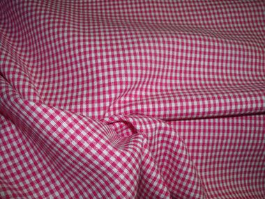 -Katoen stof - Boerenbont mini ruitje (0,2 cm) - fuchsia - 5581-017 op=op - Katoen stof - Boerenbont mini ruitje (0,2 cm) - fuchsia - 5581-017 op=op