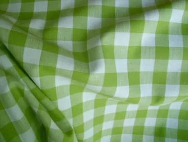 -Katoen stof - Boerenbont ruit (1,5 cm) - appelgroen - 5583-024 op=op - Katoen stof - Boerenbont ruit (1,5 cm) - appelgroen - 5583-024 op=op