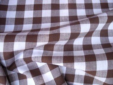 -NB 5583-55 Boerenbont Karo dunkelbraun 1.5 cm. - NB 5583-55 Boerenbont Karo dunkelbraun 1.5 cm.