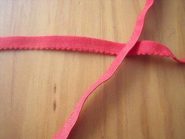 -Biasband met kant geel (3944-5)* - Biasband met kant geel (3944-5)*