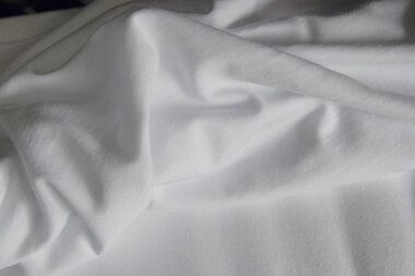 -Tricot stof - uni - wit - 5438-050 - Tricot stof - uni - wit - 5438-050