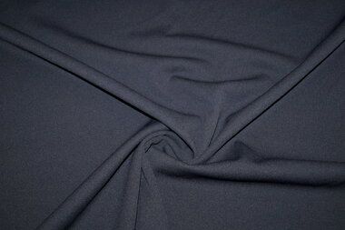 -Tricot stof - light scuba crepe - donkergrijs - 0692-980 - Tricot stof - light scuba crepe - donkergrijs - 0692-980
