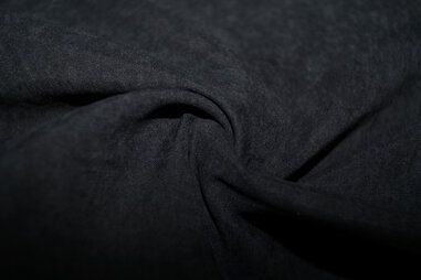 Zwarte stoffen - Polyester stof - Cupro - zwart - 0797-999