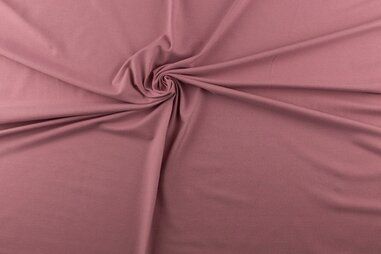 Roze tricot stoffen - Tricot stof - oudroze - 5438-013
