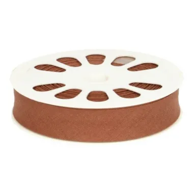 20 mm Band - Schrägband braun 104