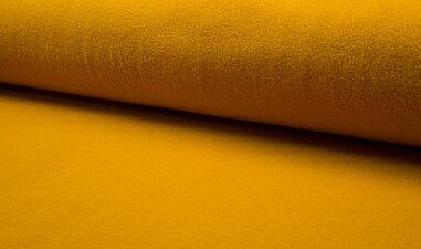 RS - Quality stoffen - Fleece stof - katoen - geel - 0233-035