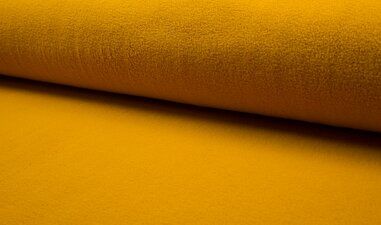 Fleece stoffen - Fleece stof - katoen - geel - 0233-035