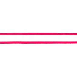 Roze - 32663 Band neon randje wit/roze 25mm