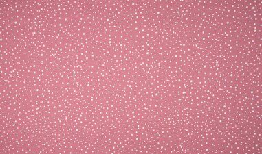 Roze tricot stoffen - Tricot stof - dots dusty - oudroze - 1472-014