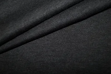 60% viscose, 35% polyamide, 5% elastan stoffen - Tricot stof - Punta di Roma - donkergrijs - 0835-168