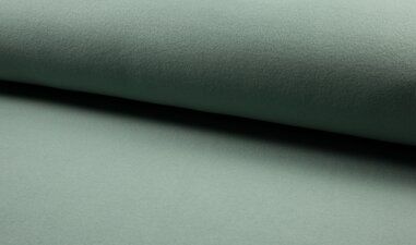 OR - Quality stoffen - Fleece stof - Organic cotton fleece dusty - mint - 8001-023