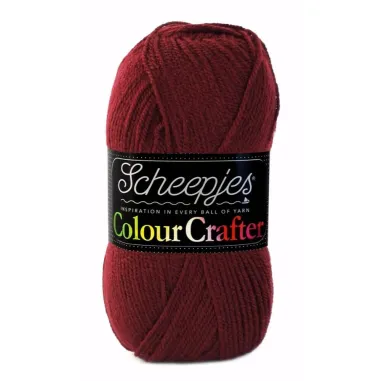 Bollen wol - Colour Crafter rood 1680-1035 Kampen