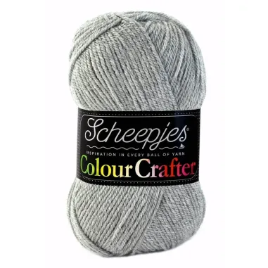 Bollen wol - Colour Crafter grijs 1680-1099 Wolvega