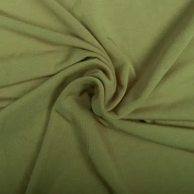 Tricot stoffen - Tricot stof - Pure Bamboo - mosgroen - 0781-213