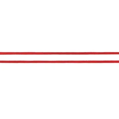 Koord - Suede koord rood (31488)