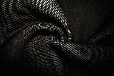 Zwarte gordijnstoffen - Polyester stof - Interieur- en gordijnstof - zwart - 228322-C-X