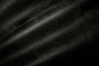 Zwarte gordijnstoffen - Polyester stof - Interieurstof suedine leatherlook - zwart - 322221-E8-X