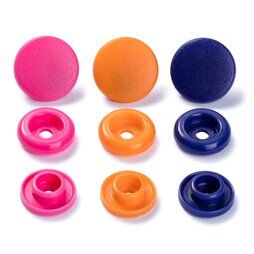 Druckknöpfe - Prym Love drukknopen oranje/roze (393.006)