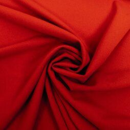 rode stoffen - Tricot stof - light scruba crepe helder - rood - 0692-426