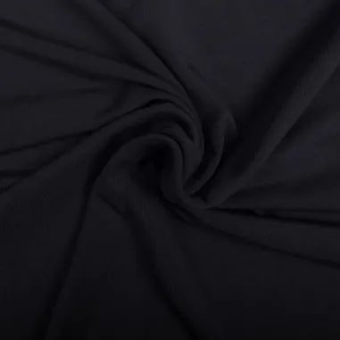 2020 - Tricot stof - Pure Bamboo - donkerblauw - 0781-600