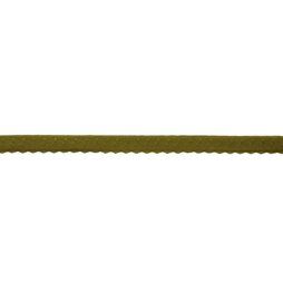 Schrägband - 97739-542 Rekbaar Biasband Luxe Olijfgroen