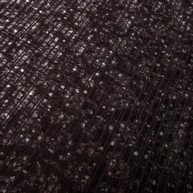 2021 - Tricot stof - Velvet rib Fleury - donkerbruin - 17405-100