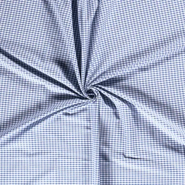Tuniek stoffen - Katoen stof - Boerenbont ruit (0,4 cm) - blauw - 5582-006