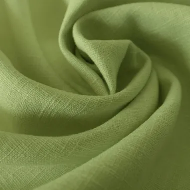 Grüne Stoffe - KN 0100-317 Leinen apfelgrün