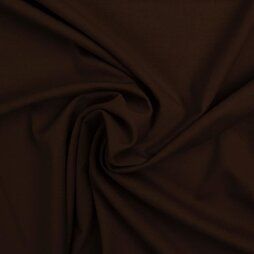 Donkerbruine stoffen - Polyester stof - Travel - donkerbruin - 0851-100