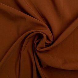 2021 - Stretch stof - Bi-stretch - middenbruin - 0854-098